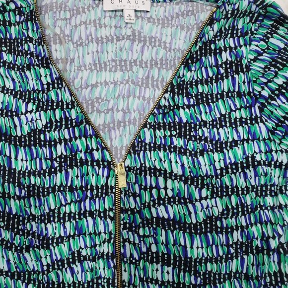 CHAUS NEW YORK

Quarter Zip Sharkbite Top - Picture 6 of 6